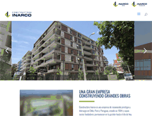 Tablet Screenshot of inarco.cl